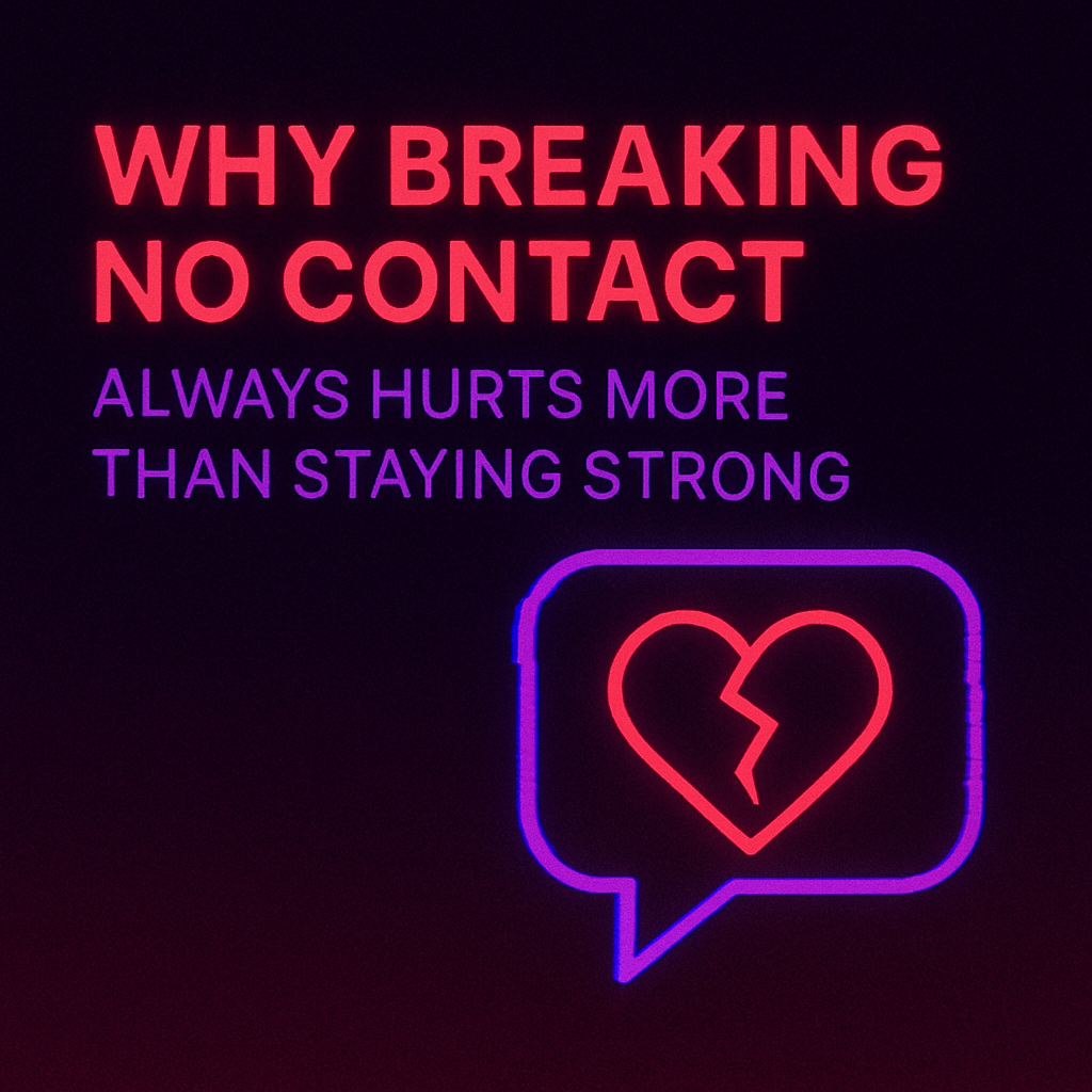 Why Breaking No Contact Always Hurts More Than Staying Strong